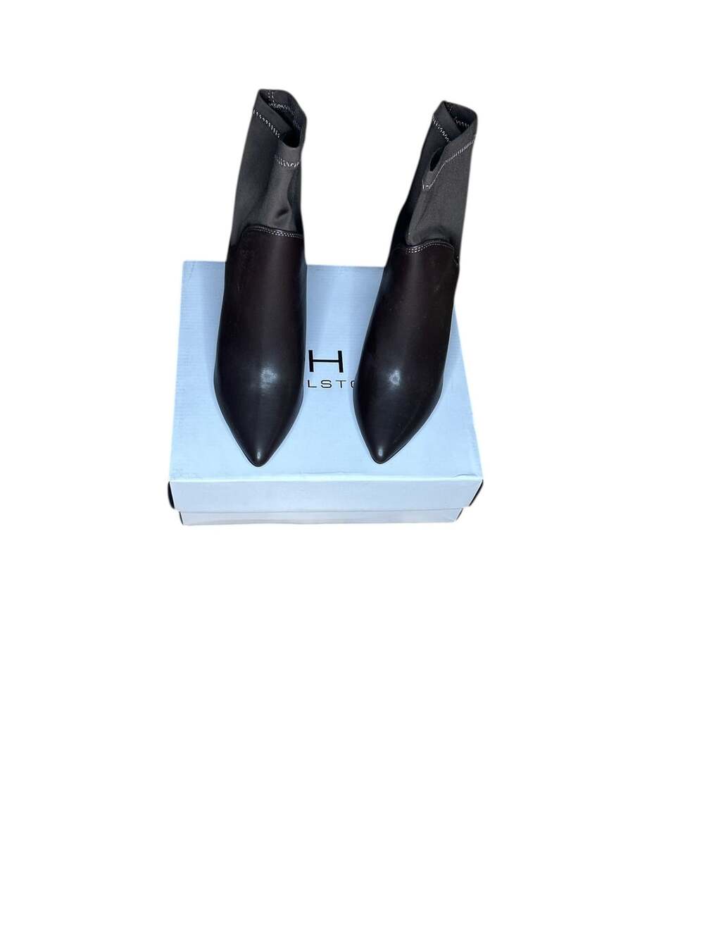 Halston Women’s Heeled Ankle Booties – Size 7 – Brown – BNIB